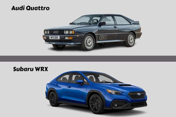 Audi Quattro vs. Subaru WRX