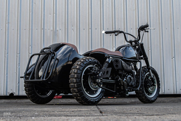 Honda Monkey sidecar rig customized by K-Speed