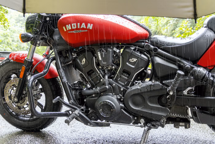 2025 Indian Scout Bobber engiine