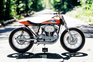 A Harley Sportster restomod Motonaut