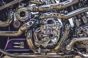 Turbocharged Harley-Davidson chopper by Christian Newman