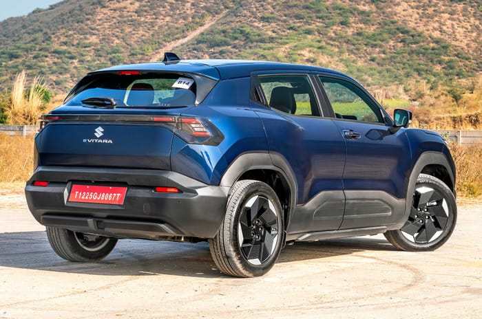 Maruti e Vitara rear right side Maruti e Vitara rear right side