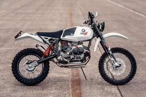 Custom BMW R100 enduro bike by Ben Norton