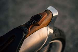 Twin-engine Royal Enfield Classic 650 by CW Zon at Mooneyes 2025