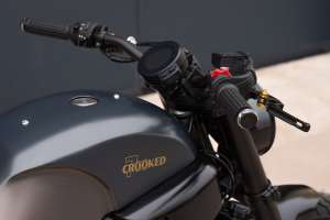 Yamaha XSR700 street tracker by Crooked Motorcycles