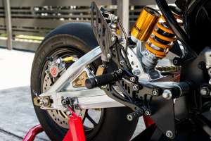 A Honda Grom street racer with a two-stroke moto, by Cohn Racers, USA