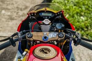 A Honda Grom street racer with a two-stroke moto, by Cohn Racers, USA