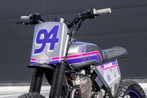 1994 Honda NX650 Dominator supermoto by Adrenaliner Design, Poland